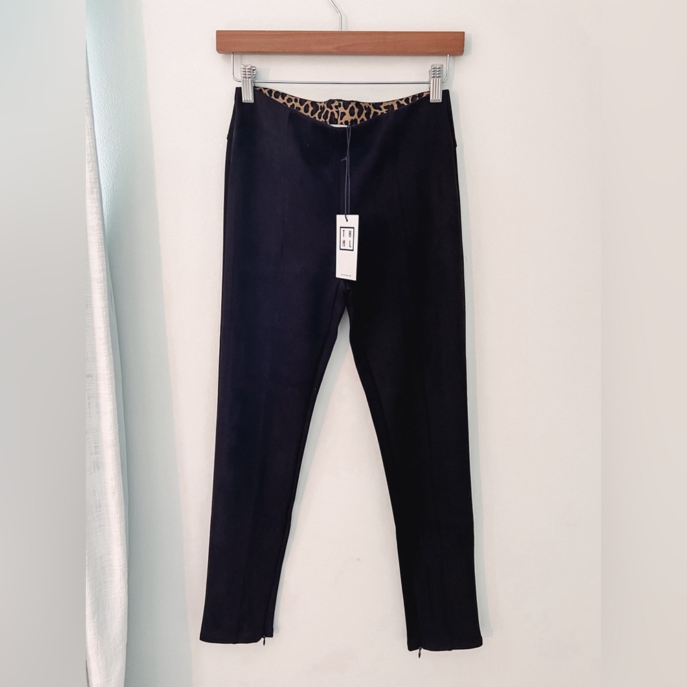 NWT THML Black Suede Pants